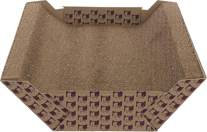 SmartyKat Super Scratcher Chaise Corrugate Cat Scratcher and Lounge, Cradling - Image 8