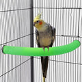 U Shape Parrot Perch Stand Toy Bird Platform Sand Paw Grinding Clean Stick by FrgKbTm