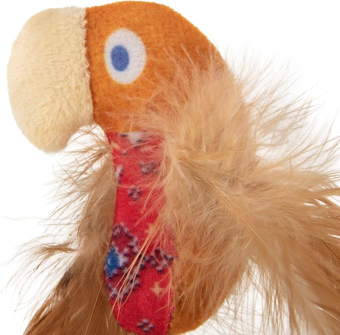Instincts by SmartyKat 2-Pack HappyNip Love Mates Feather Birds Plush Cat Toys - Image 5