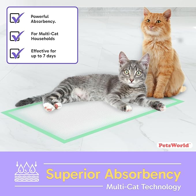 PetsWorld Universal Fit Multi-Cat Pad Refills - Image 3