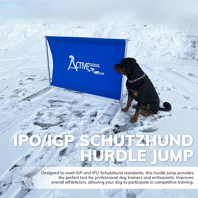 ActiveDogs.com IGP IPO Schutzhund Standard Hurdle Jump w/Carrying Bag - Image 7