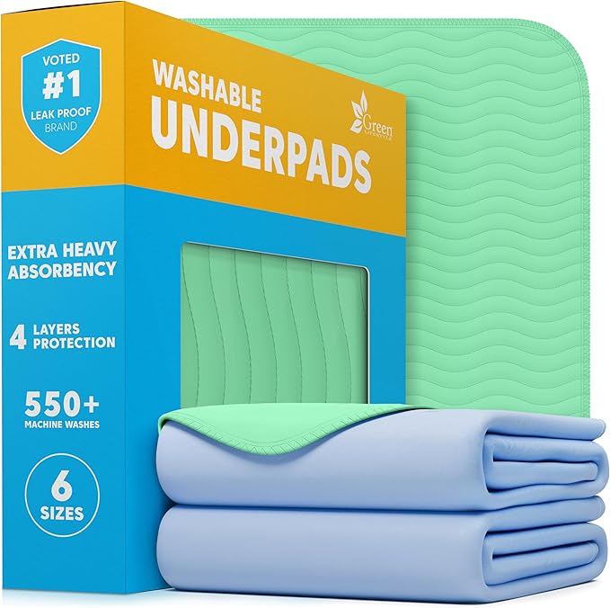 GREEN LIFESTYLE® Washable Underpads by GreenLifeStyle