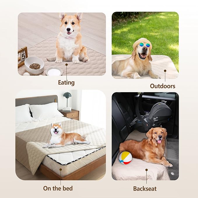 gogobunny 100% Double Sided Waterproof Dog Blanket Soft Pet Bed Cover - Image 3