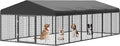 Large Outdoor Dog Enclosure, Heavy Duty Dog Cage by Petony