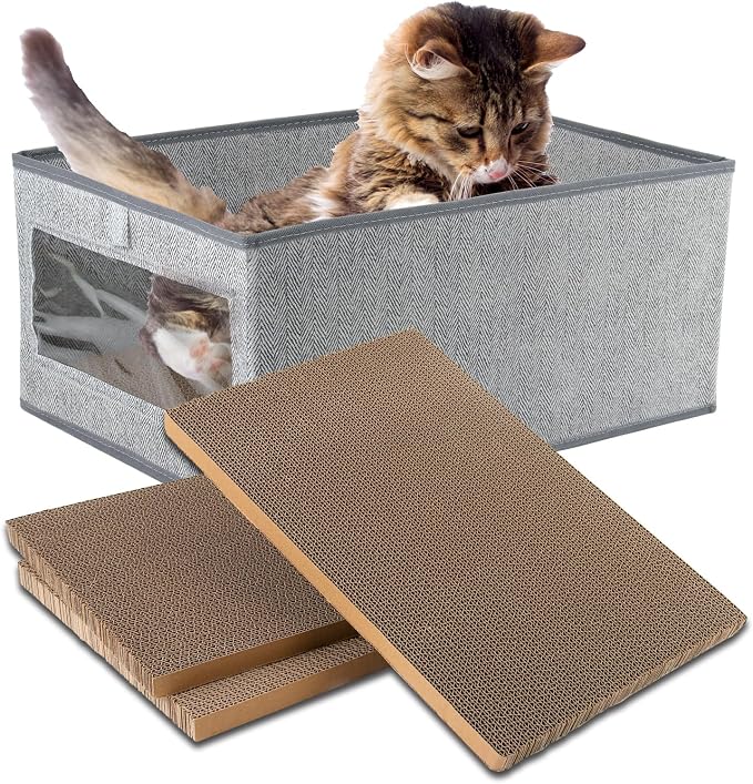 Kichwit Large Cat Scratching Pads, Reversible Cat Scratching Board, 16.5" x by Kichwit