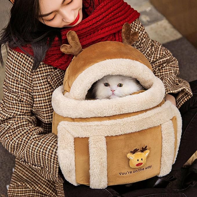 Pet Carrier Backpack Warm Travel Bag - Image 4