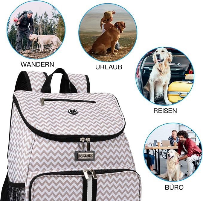 BAGLHER丨Dog Travel Bag, Airline Approved Pet Supplies Backpack, Dog Travel - Image 6