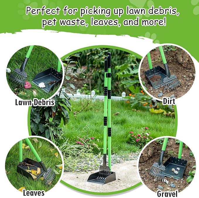 MXF Dog Pooer Scooper Set, 2 in 1 Pet Poop Scooper - Image 6