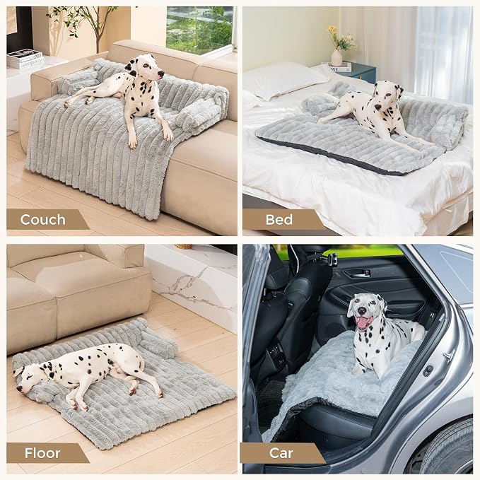 Avont Dog Bed Mat for Couch, Warm Fluffy Calming Sofa Topper Furniture - Image 4
