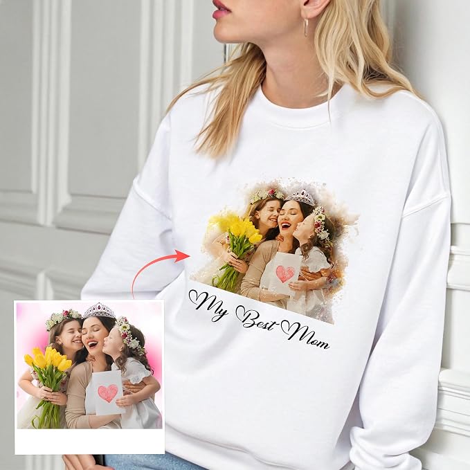 Easycosy Custom Sweatshirt for Couples Men Women, Personalized Hoodies - Image 5