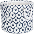 Bone Dry Pet Storage Collection Lattice Paw Print, Small Round by BoneDry