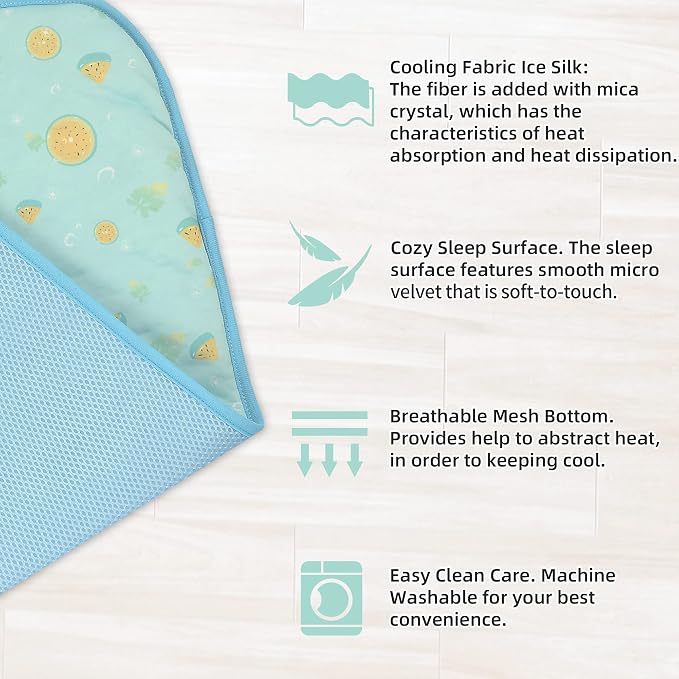 NWK Pet Cooling Mat -20’’ X 16’’ Ice Silk Cooling Mat - Image 5