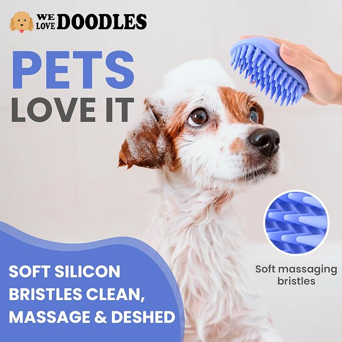 Bath Brush for Pet Grooming & Massage - Image 5