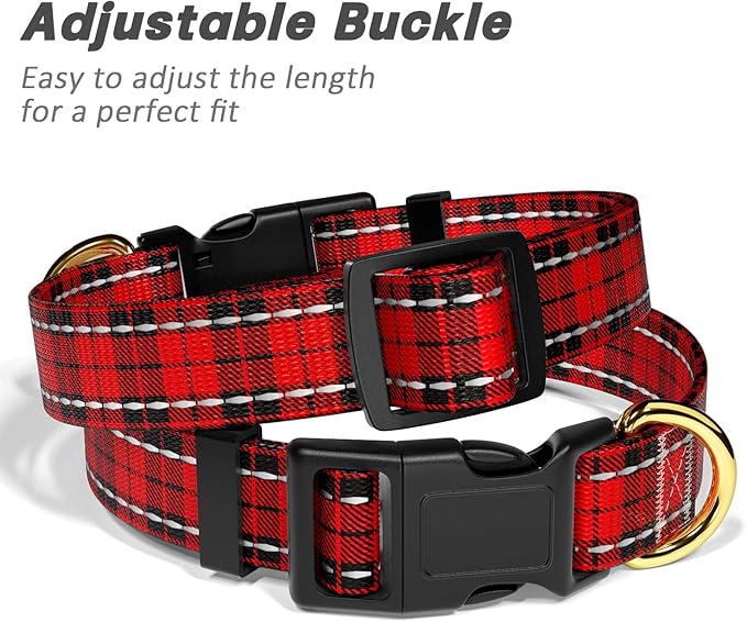 Reflective Dog Collar for Extra Small Dogs, Cute Boho Adjustable Heavy-Duty - Image 6