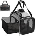 PETUX Top and Side Expandable Pet Carrier by PETUX