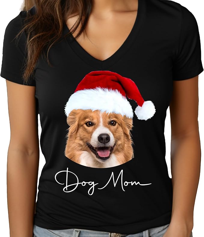 Custom Dog Mom Shirt for Women Pet Ears Sweatshirt by CustomUnique