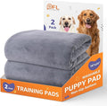 Washable Dog Pee Pads 24x36 2Pack Reusable, Absorb Dog Mats Non-Slip by PICKFORLIFE