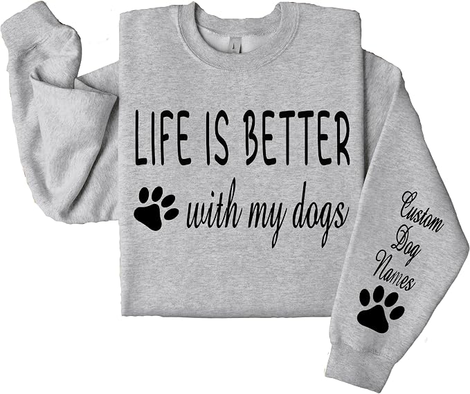 Custom Dog Mom Shirt for Women Pet Ears Sweatshirt - Image 4
