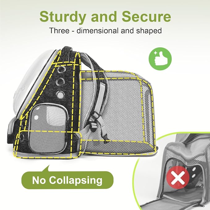 Expandable Cat Backpack, Cat Bubble Backpack Carrier - Image 4