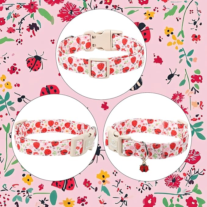 Lucky Ladybug Dog Collar for Giant Large Dogs - Image 7