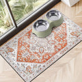 Dog Food Mats for Floors Absorbent, Pet Cat Food Mat by Cuslnox