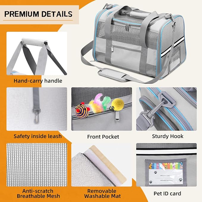Large Cat Carrier Dog Carrier, Pet Carrier - Image 6