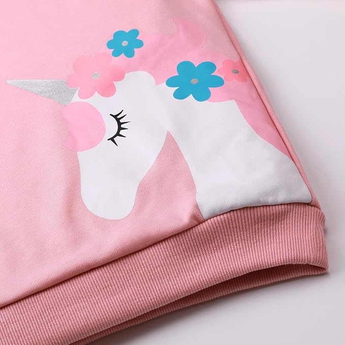 WELAKEN Sweatshirts for Girls Toddler & Kids II Little Girl's Pullover Tops - Image 3