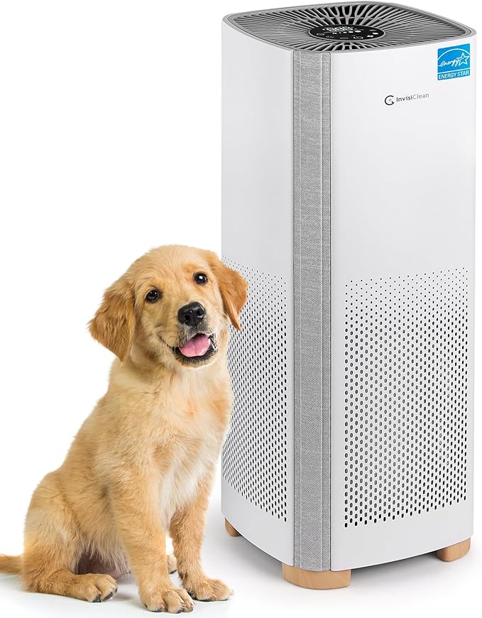 Air Purifiers for Home, Large Room Covers 1500 Ft², H13 Medical Grade True HEPA by InvisiClean