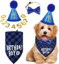 Weewooday Dog Birthday Party Supplies Birthday Boy Girl Cake Bandana Triangle by Weewooday