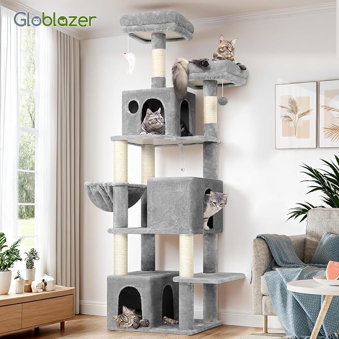 Globlazer Cat Tree Tall, 71 inches Cat Tower - Image 7