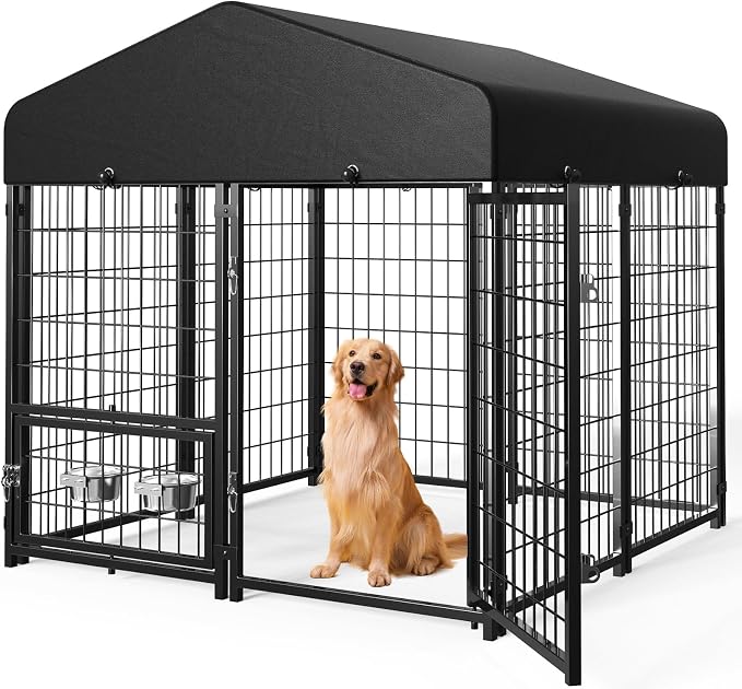 Sino Luban Outdoor Dog Kennel Outside Run by SINOLUBAN