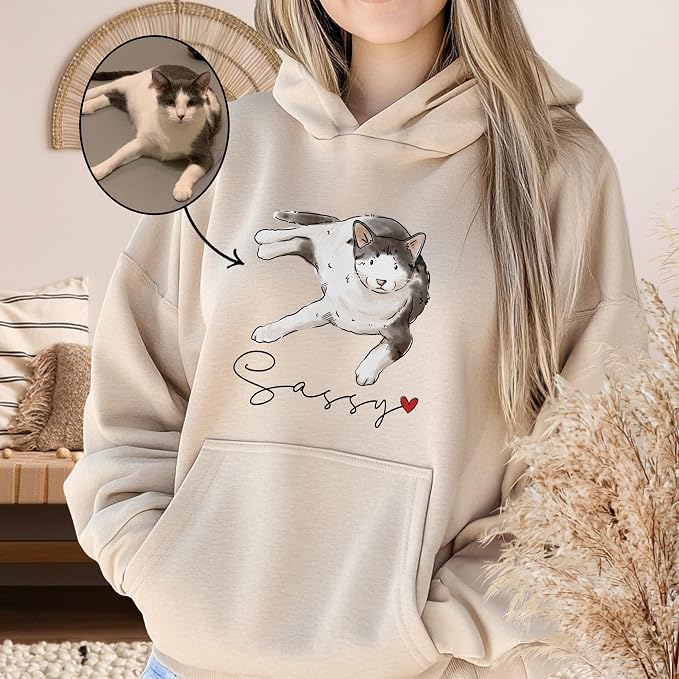 CHIARA CONTI11 Custom Dog Hoodie, Custom Pet Gifts, Custom Dog Shirt, Custom - Image 2