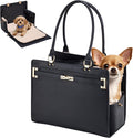 Dog Purse Carrier for Small Dogs, Stylish Foldable Pet Carrier Purse Tote Bag by GLOBLYTE