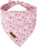 Halloween Pumpkin Dog Bandana, Halloween Triangle Bid Scarf by UPURARAPUP