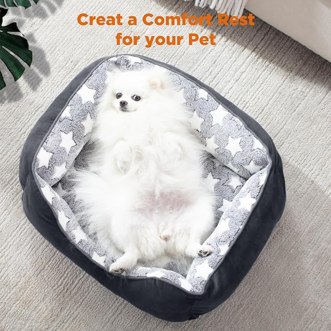 GASUR Small Dog Beds Small Size Dogs, Rectangle Washable Dog Bed, Orthopedic - Image 5
