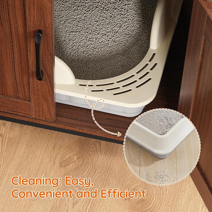 HOOBRO Litter Box Enclosure, Litter Box Furniture - Image 6
