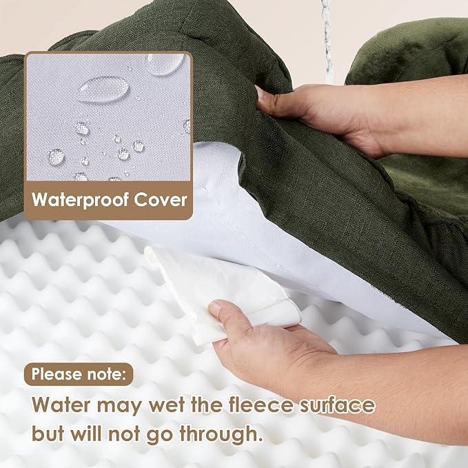 EHEYCIGA Orthopedic Dog Beds for Extra Large Dogs, Waterproof Memory Foam XL - Image 4
