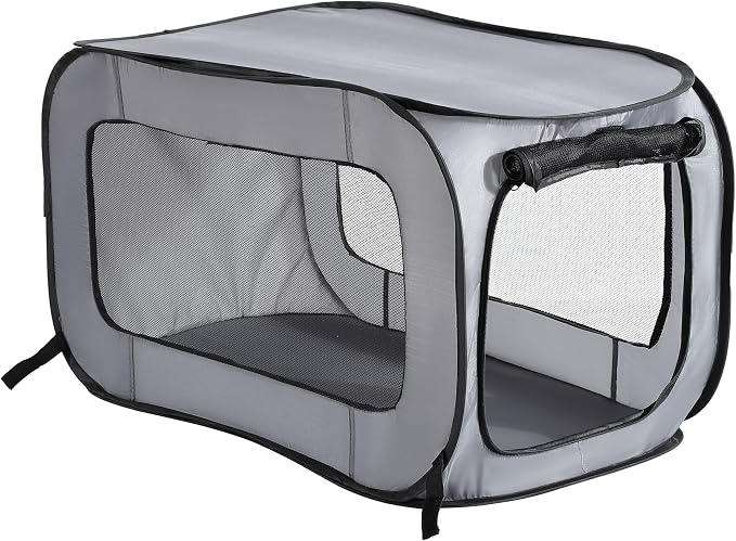Beatrice Home Fashions Portable, Collapsible, Pop Up Kennel Travel Cat and Dog by BeatriceHomeFashions