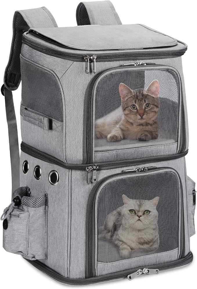 Double-Compartment Pet Carrier Backpack by HOVONO