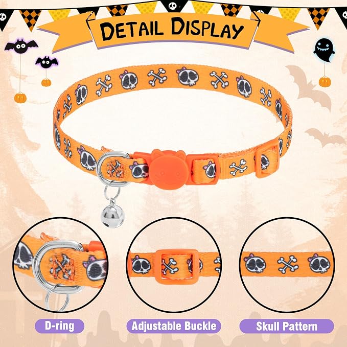 PUPTECK Breakaway Halloween Cat Collar - Image 5
