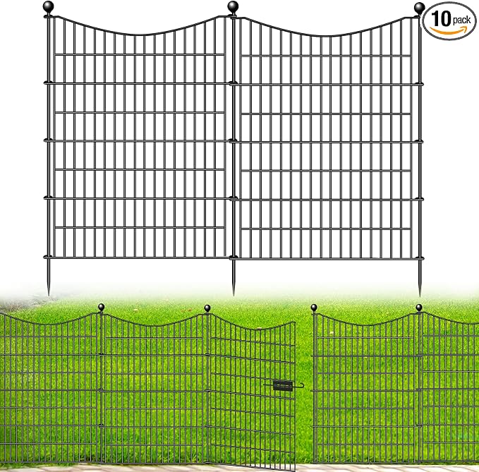 10 Panels Decorative Garden Fence by OutdoorFence