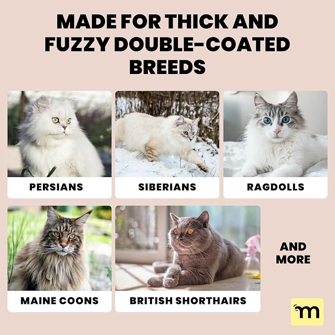 MalsiPree 2-in-1 Cat Brush for Shedding - Image 8