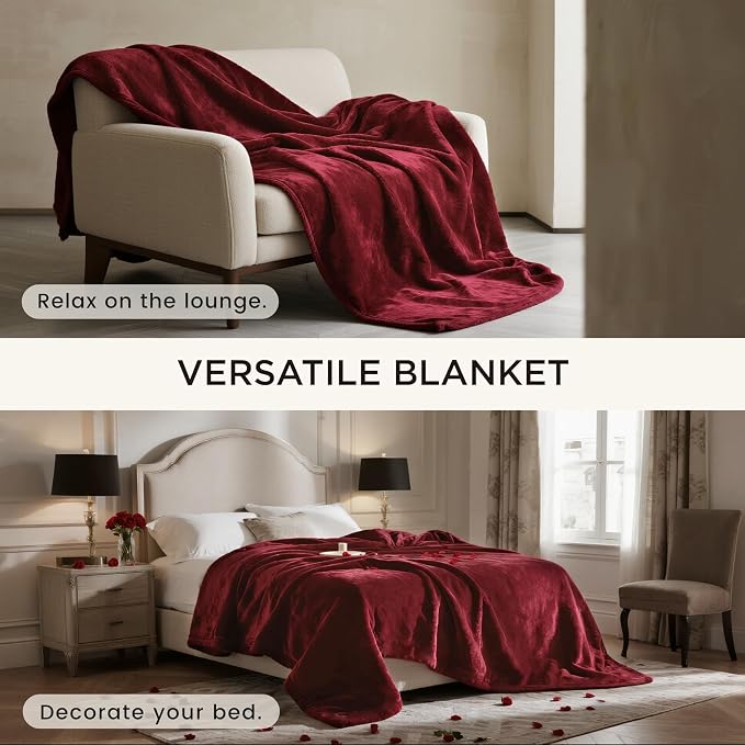 gogobunny Waterproof Bed Blanket, Reversible Sherpa Fleece Throw Blanket - Image 6