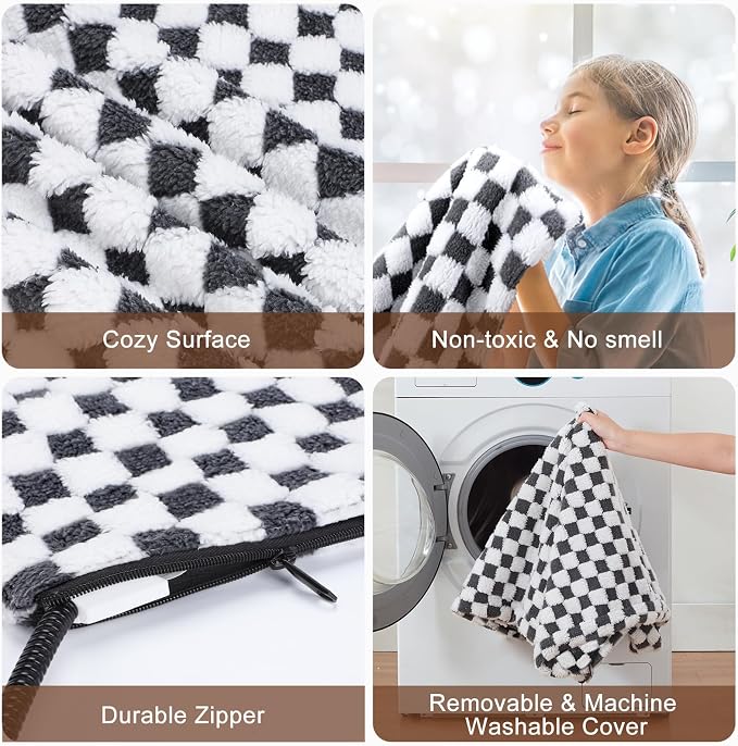 MIXJOY Heated Cat Bed, 11 Adjustable Temperature Cat Heating Pad Indoor - Image 7