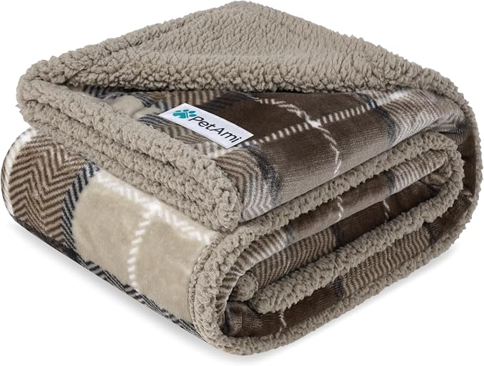 PetAmi Waterproof Dog Blanket for Medium Large XL Dog Puppy Cat Throw for Couch by PetAmi