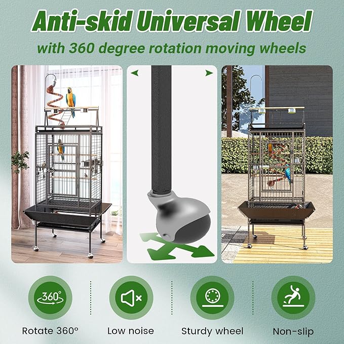 82 Inch Bird Cage, BOINN Bird Flight Cages - Image 4