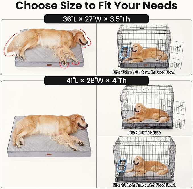 OhGeni Memory Foam Orthopedic Waterproof Dog Bed - Image 2
