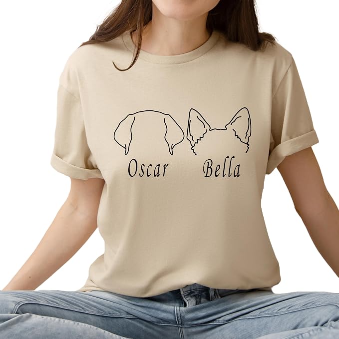 Custom Dog Mom Shirt for Women Pet Ears Sweatshirt - Image 3