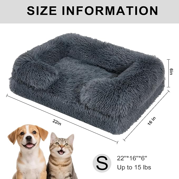Orthopedic Dog Bed for Cat and Small Dogs of Comfortable Memory Foam Pet Bed - Image 6