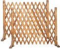 MYOYAY 2PCS Expandable Instant Fence Retractable Wooden Fence Wooden Pet Gate by MYOYAY